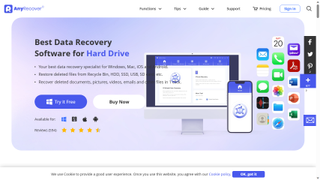 AnyRecover website screenshot