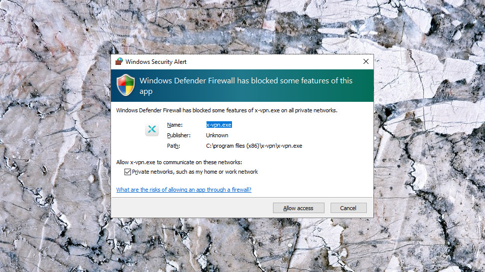 Firewall Alert