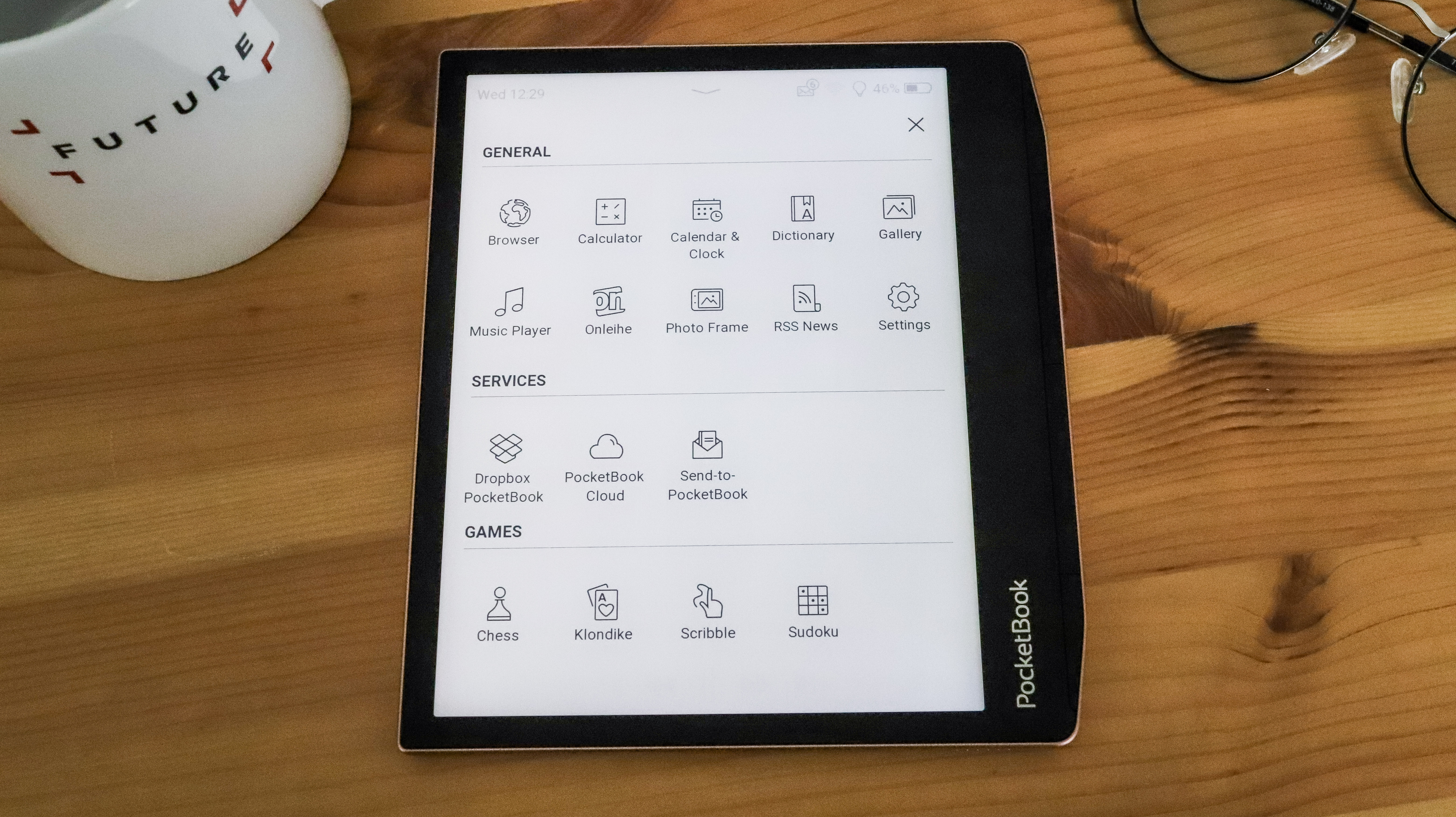 Additional apps on the PocketBook Era