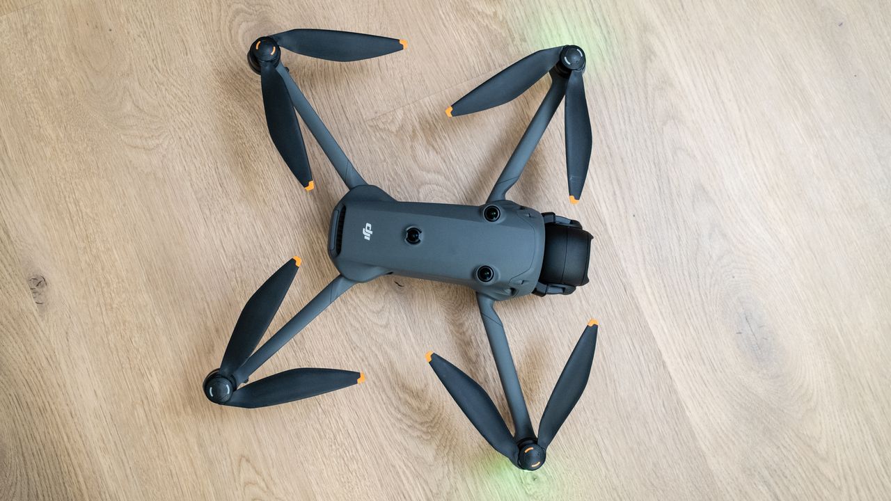 DJI Mavic 4 Pro unfolded ready for flight