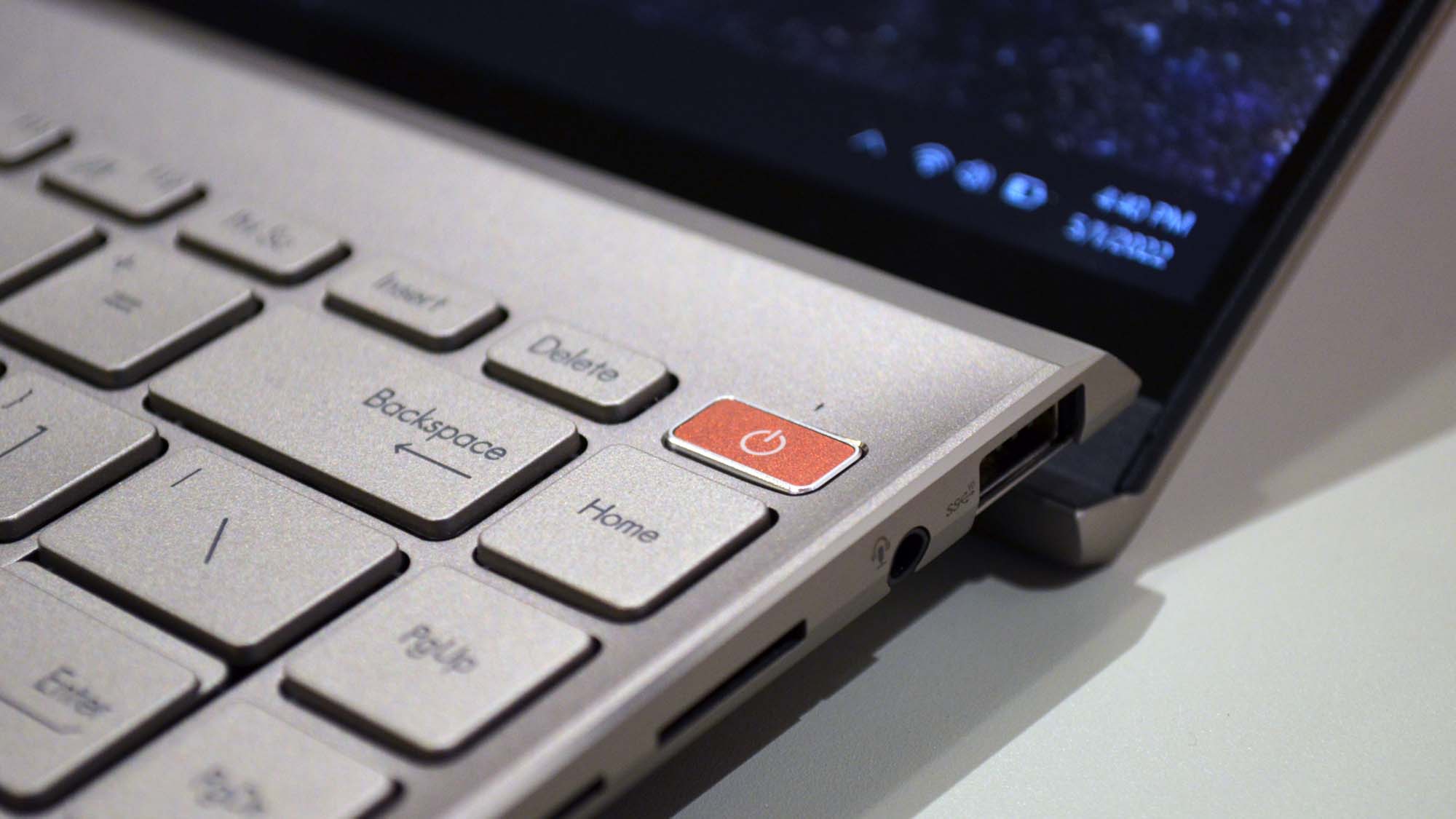 An Asus ZenBook 14X OLED Space Edition