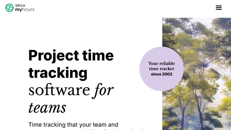 My Hours website screenshot (November 2025).