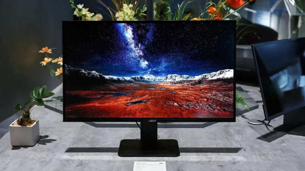 TCL CSOT inkjet-printed display
