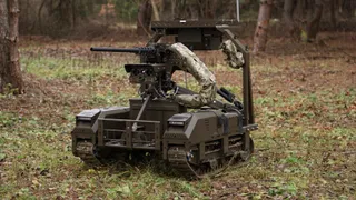 The remote-controlled Droid TW 12.7 pictured