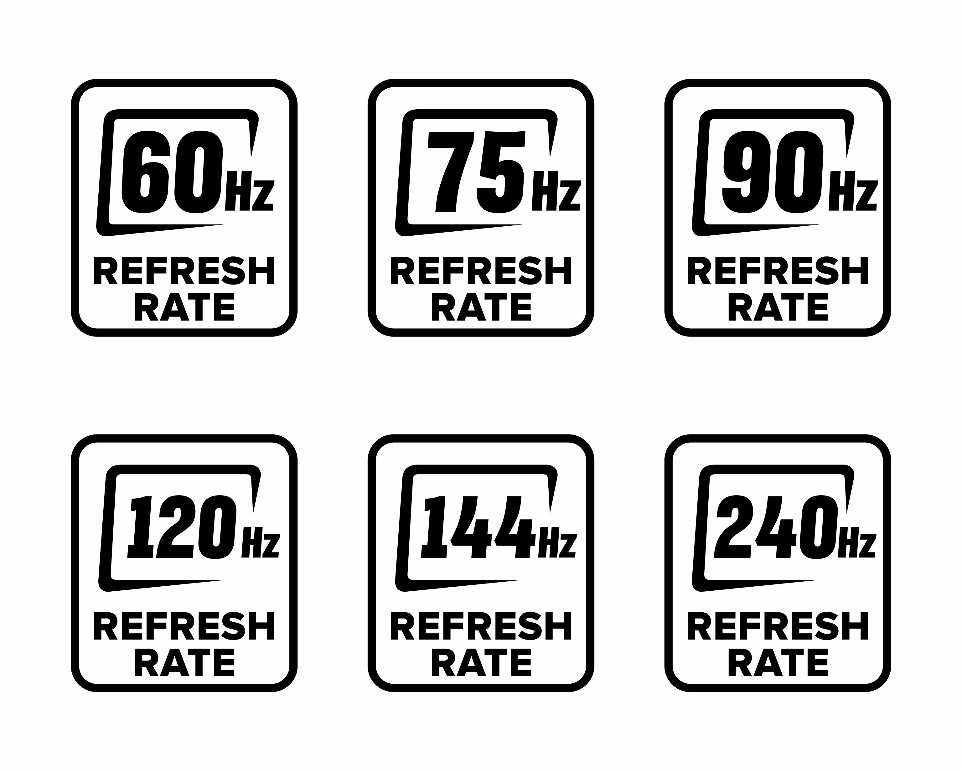 list of refresh rates for monitors