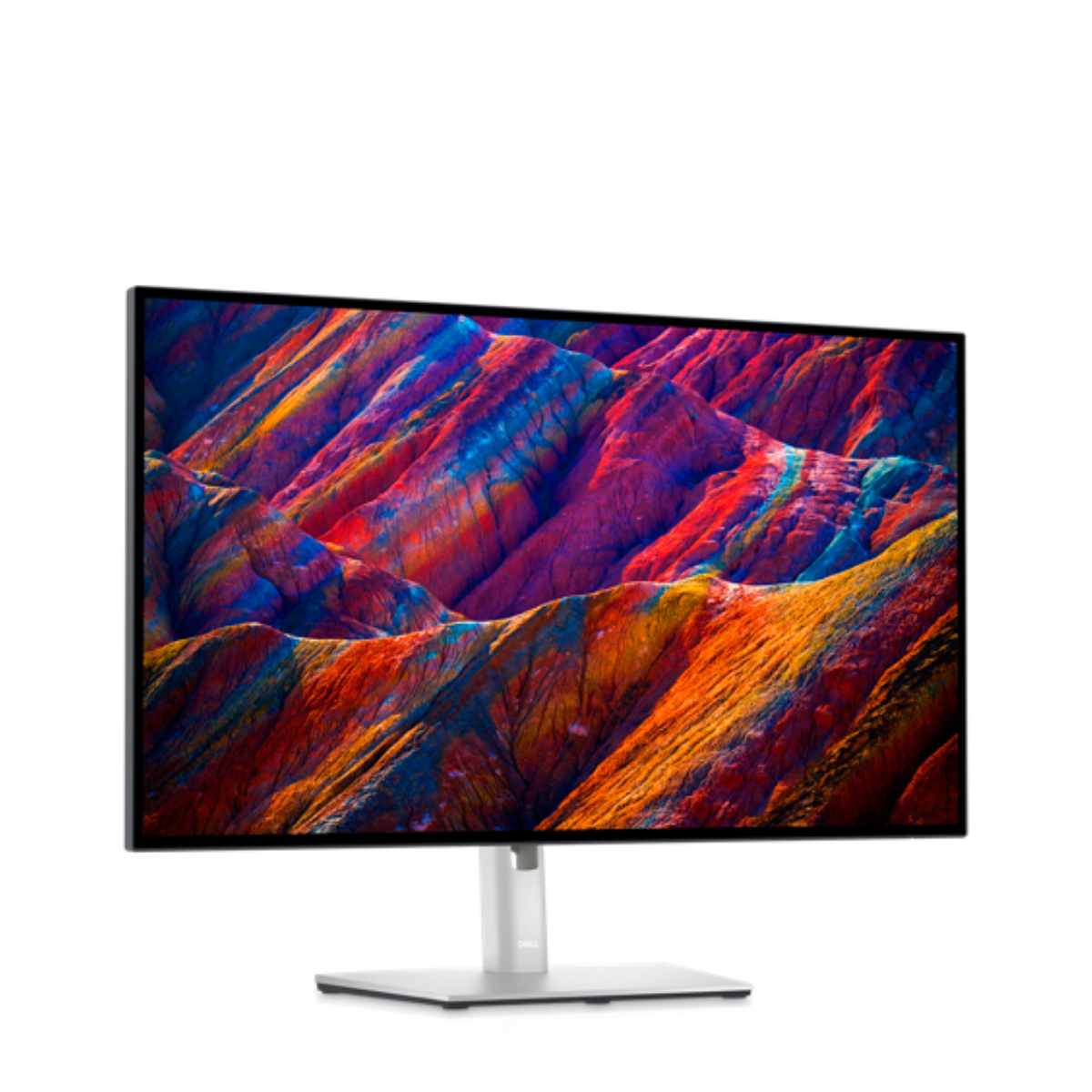 Dell UltraSharp U2723QE on a white background