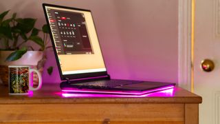Asus ROG Strix Scar 18 G835 gaming laptop on desk