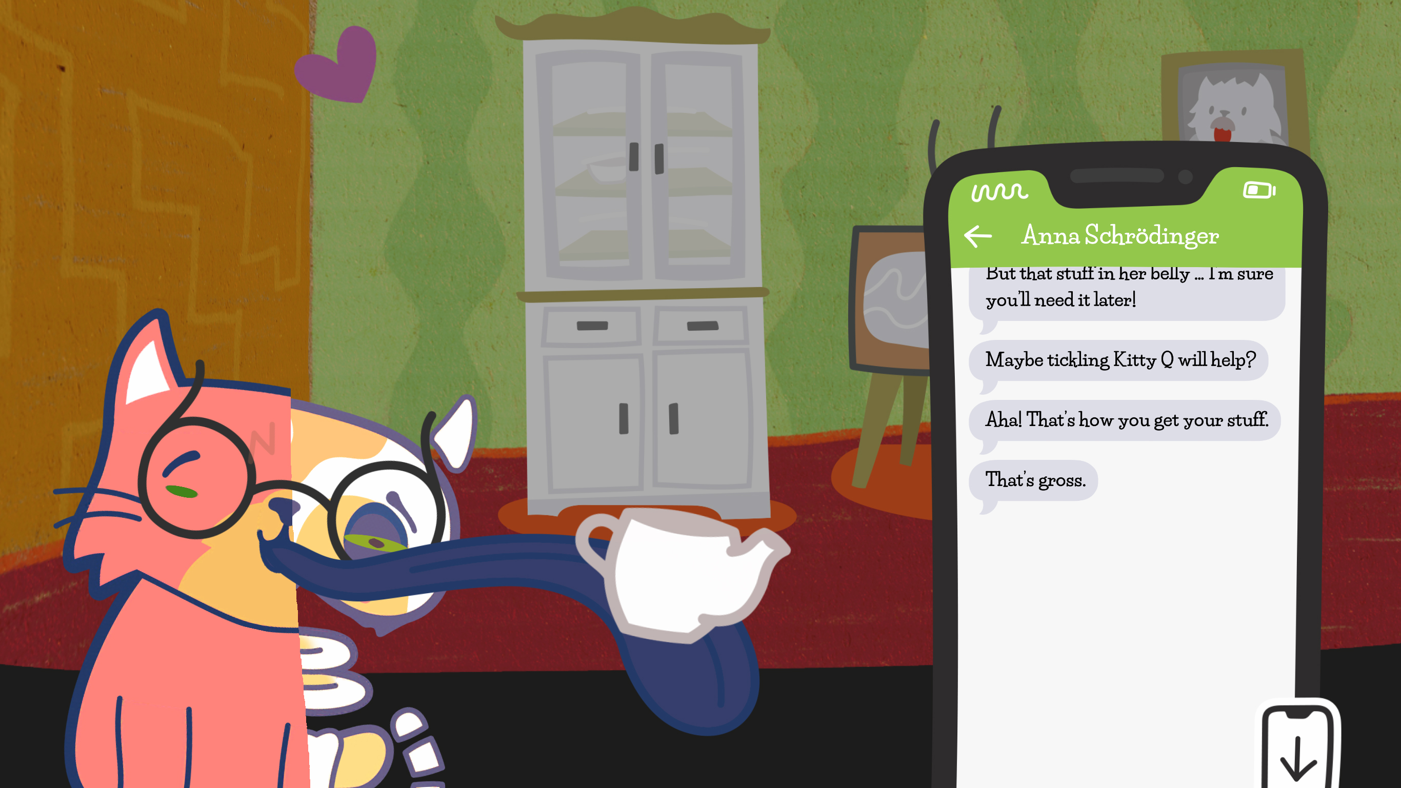 A screenshot showing Kitty Q