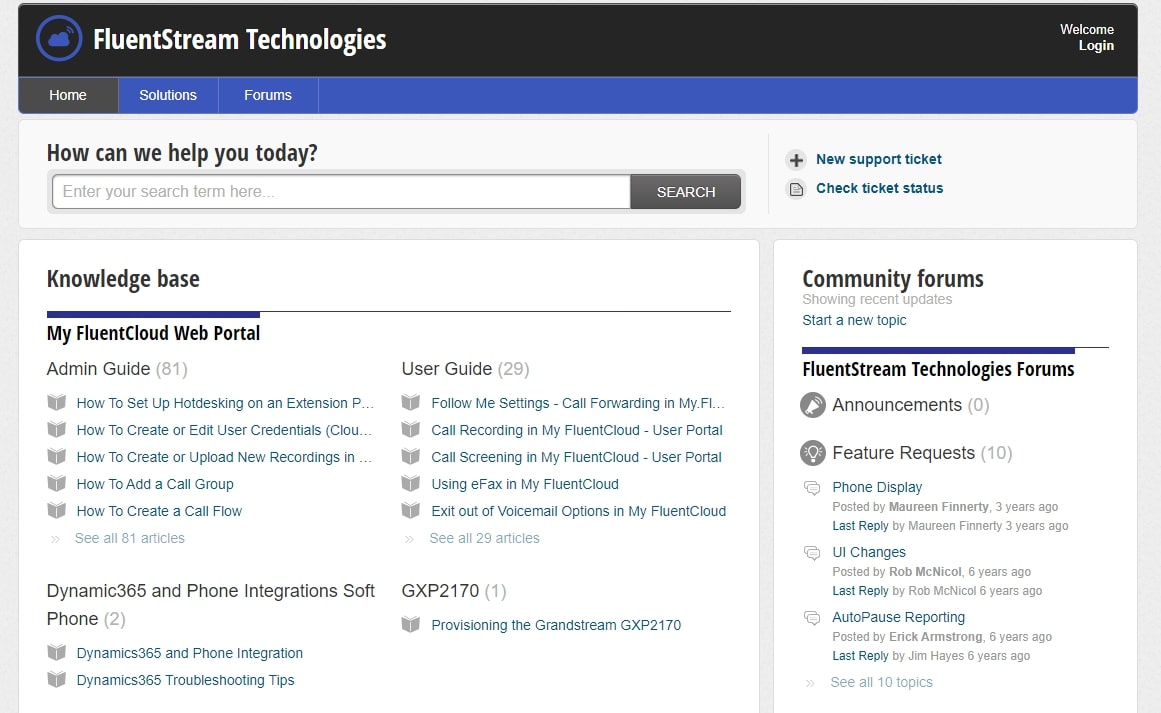 FluentStream Technologies VoIP service provider
