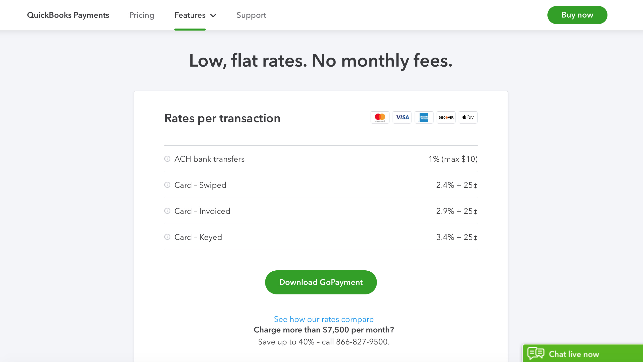 QuickBooks GoPayment