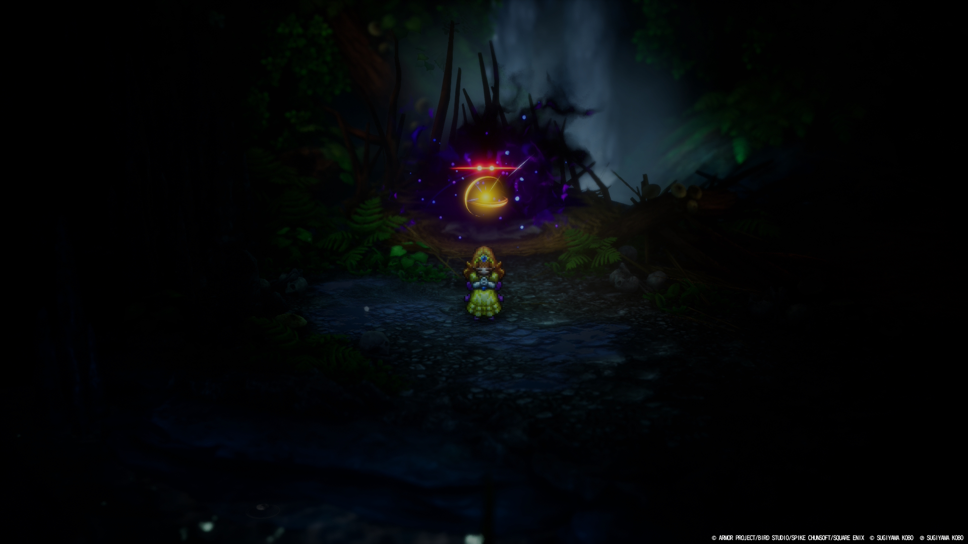 Princess praying in Dragon Quest I &amp;amp; II HD-2D Remake