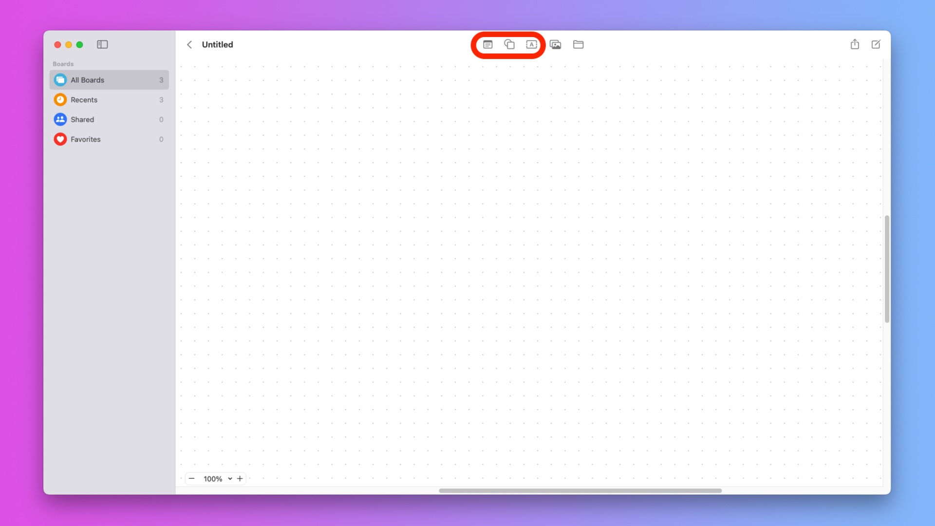 Freeform on macOS