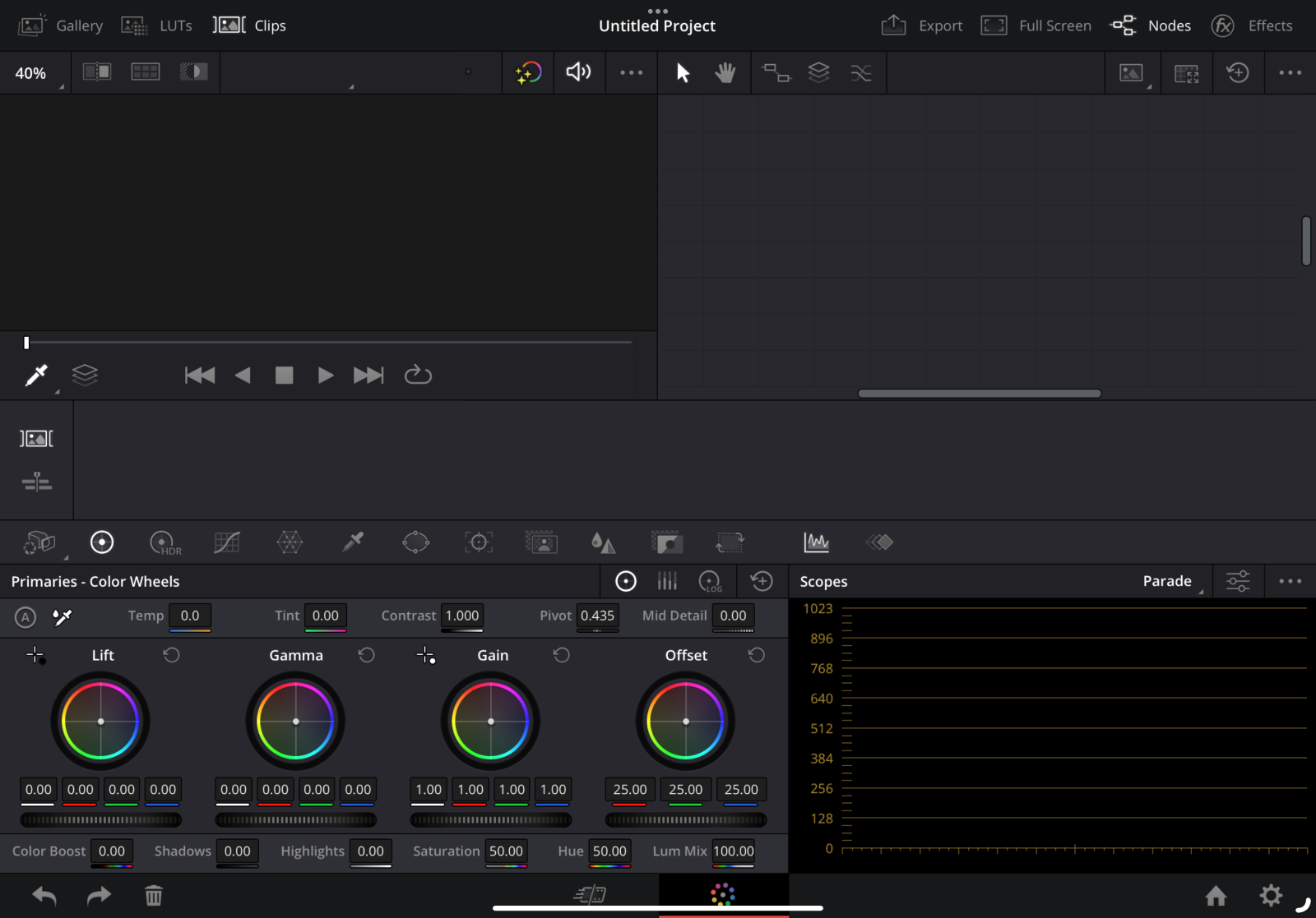 DaVinci Resolve on iPad, the free video editing app