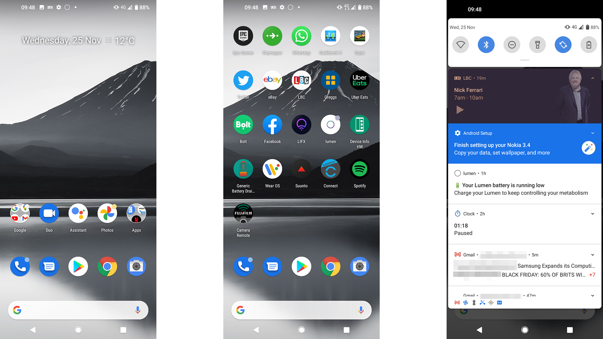Nokia 3.4 screenshot