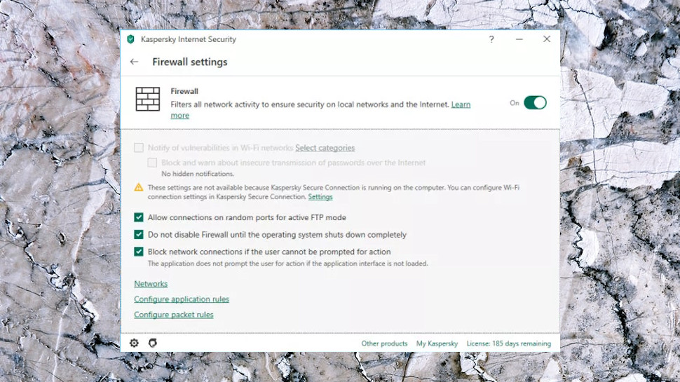 KIS Firewall Settings