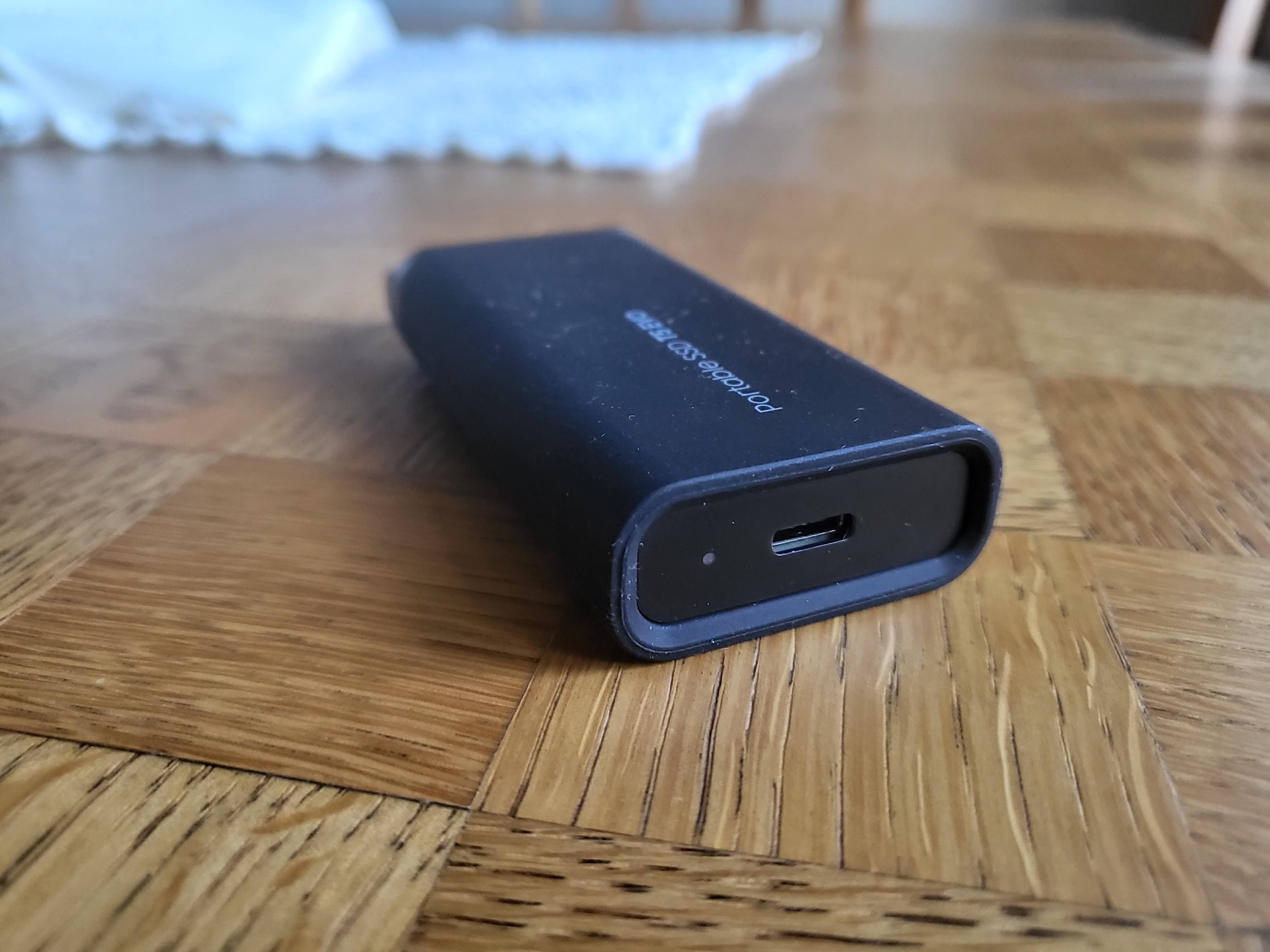 Samsung T5 Evo portable SSD during our tests