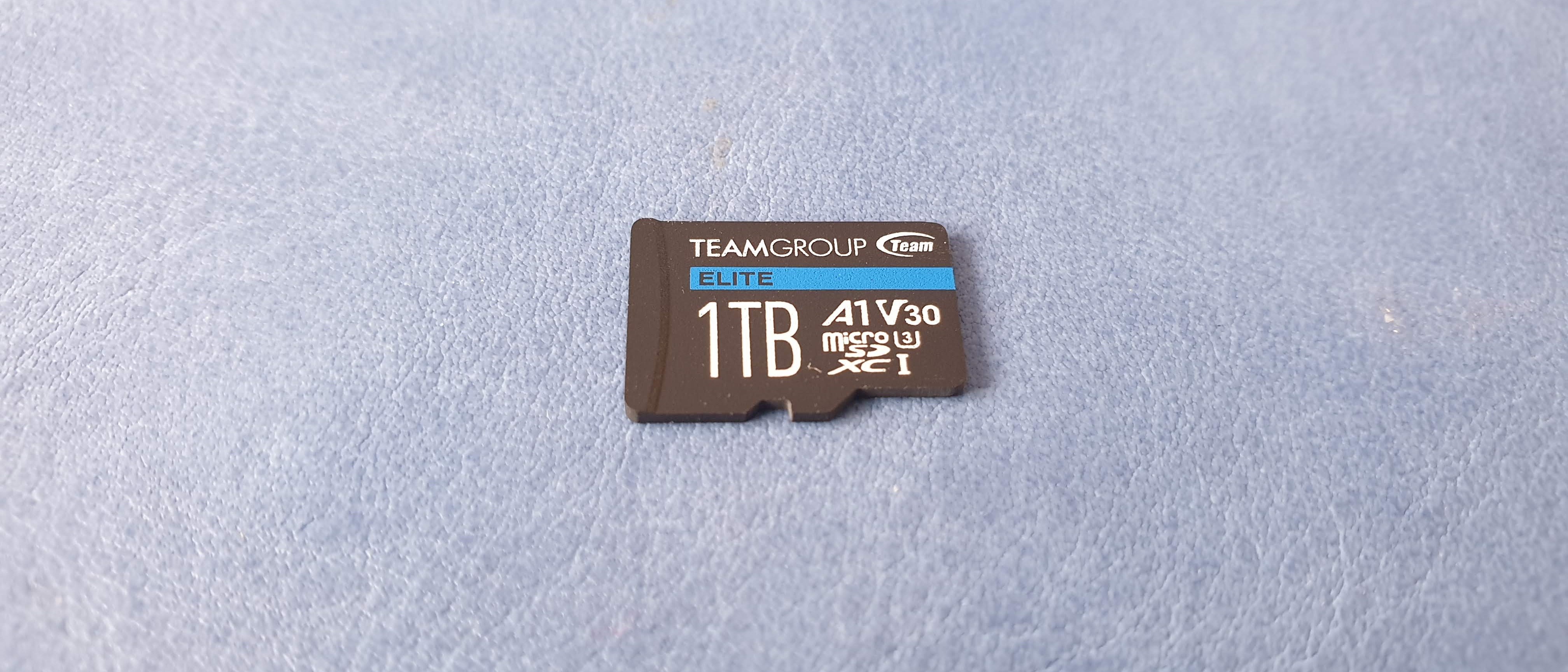 Teamgroup 1TB Elite A1 microSD card Hero