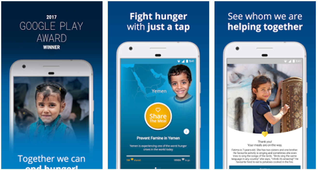 ShareTheMeal, winner of Best Social Impact Award