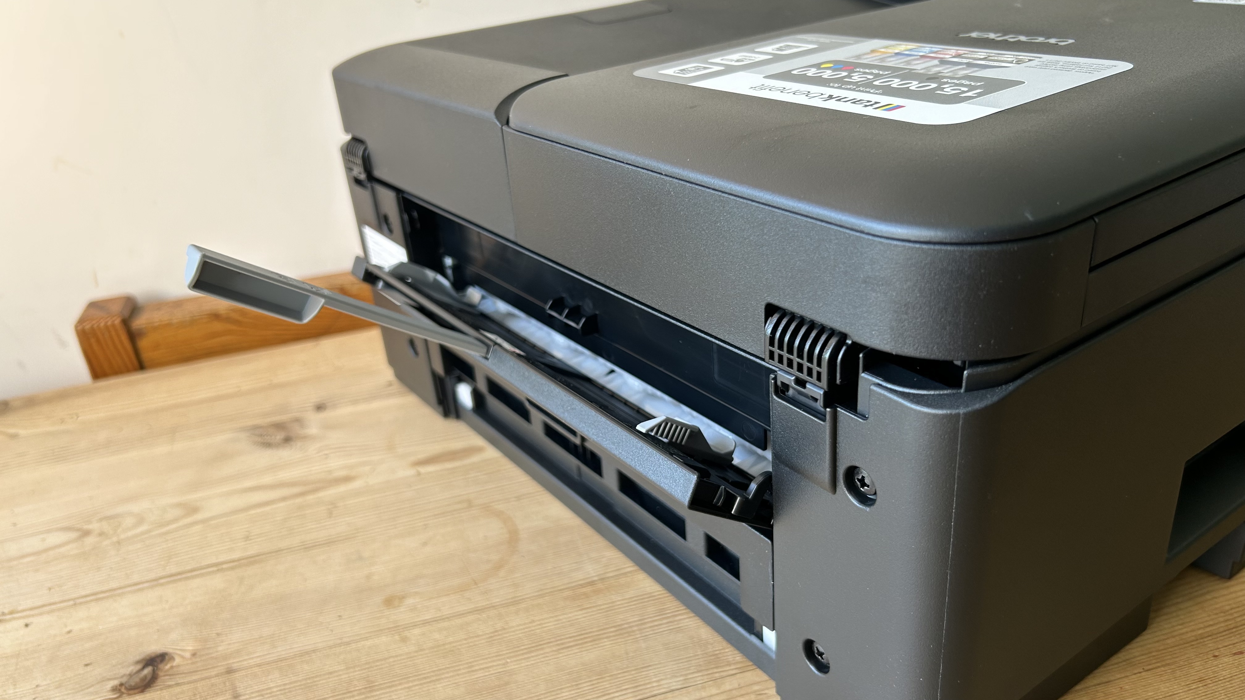 Brother DCP-T780DW ink tank printer during our review