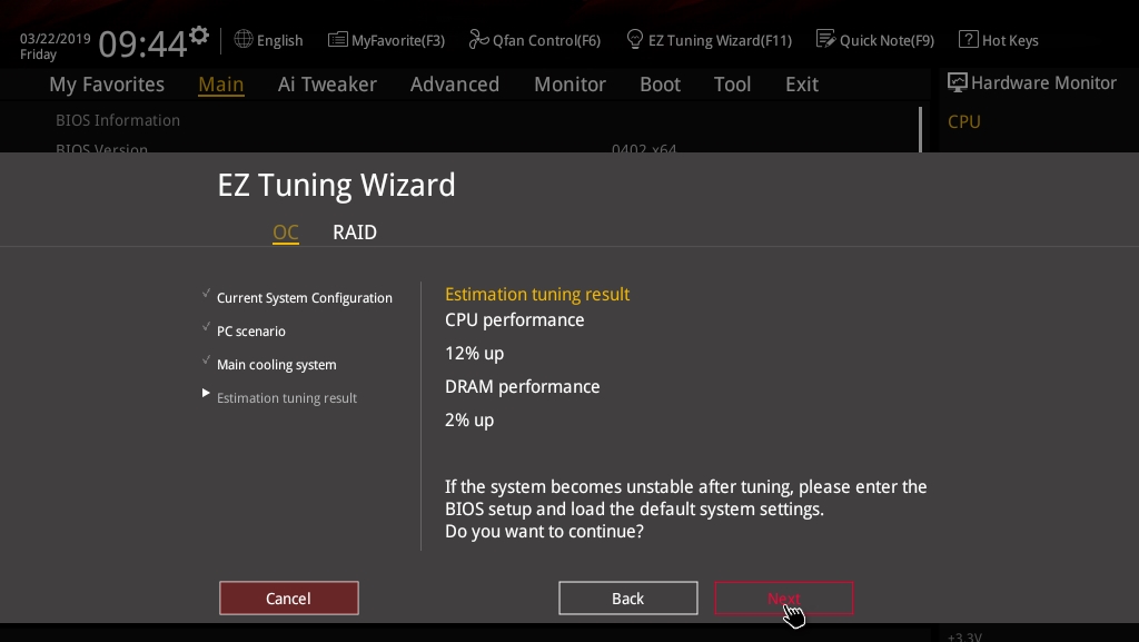 Modern BIOS have tools for overclocking (Image Credit: TechRadar)