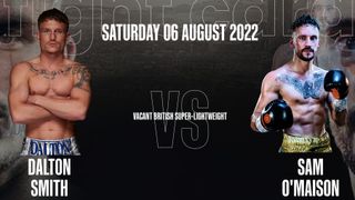 Smith vs O'maison boxing poster