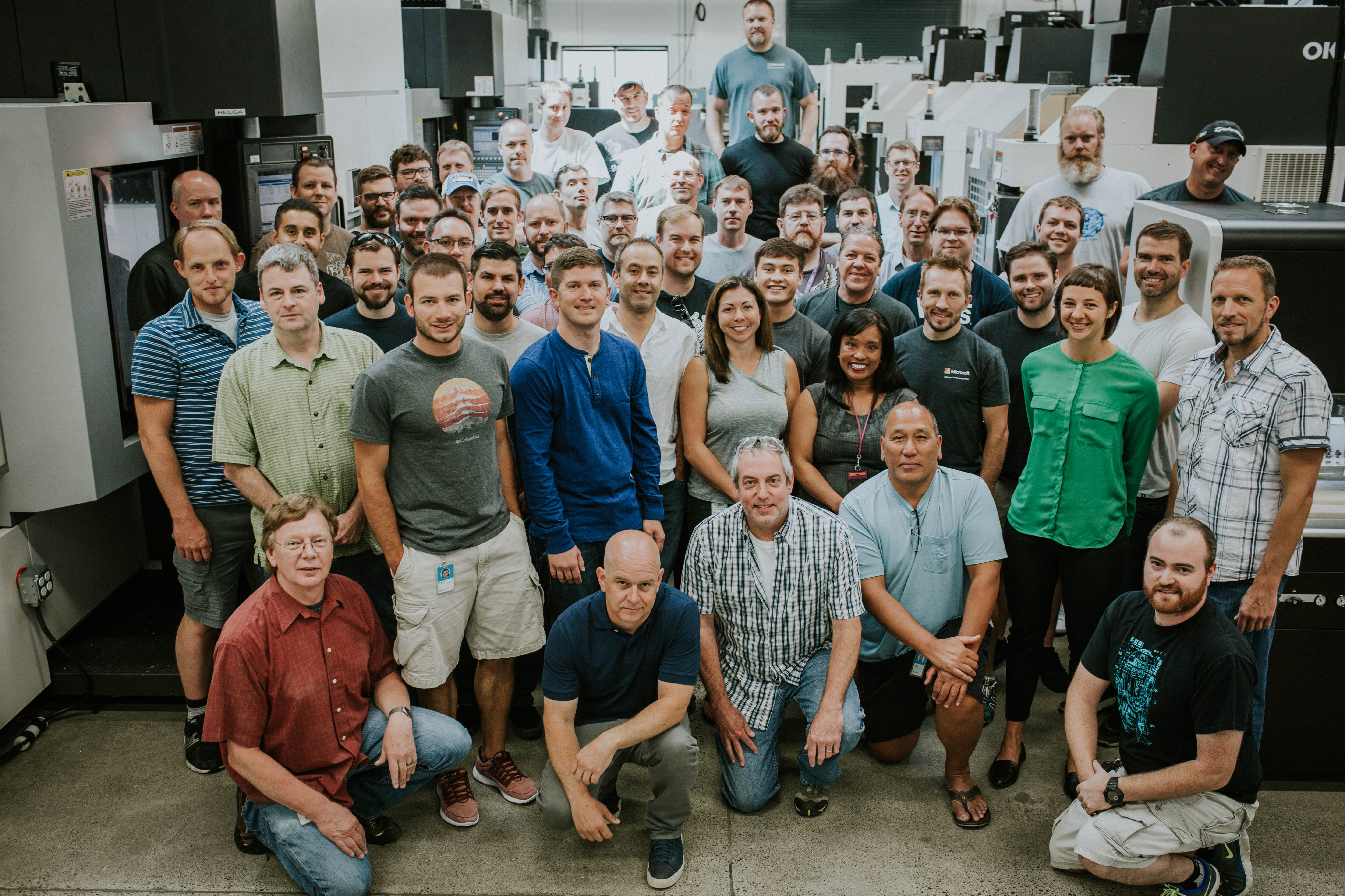 The Microsoft APC team (Image credit: Lucas Westcoat)