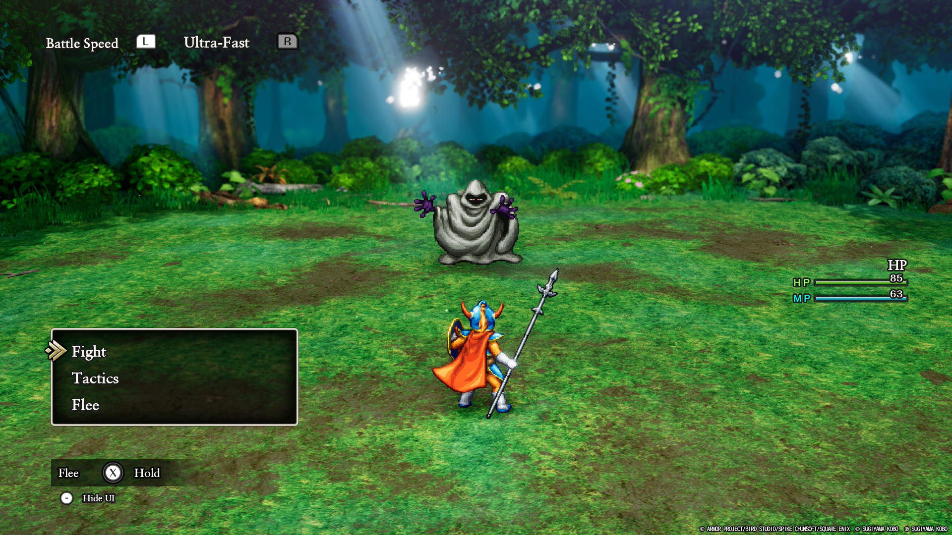Battle in Dragon Quest I &amp;amp; II HD-2D Remake