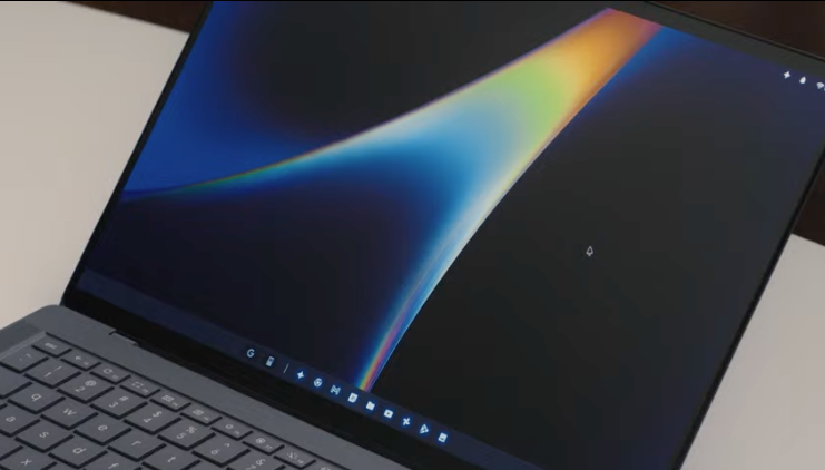 Googlebook screen open