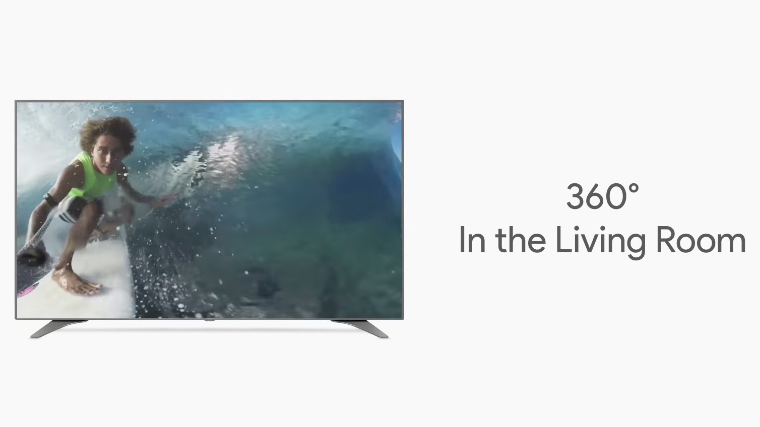 38. 360-degree video on the TV
