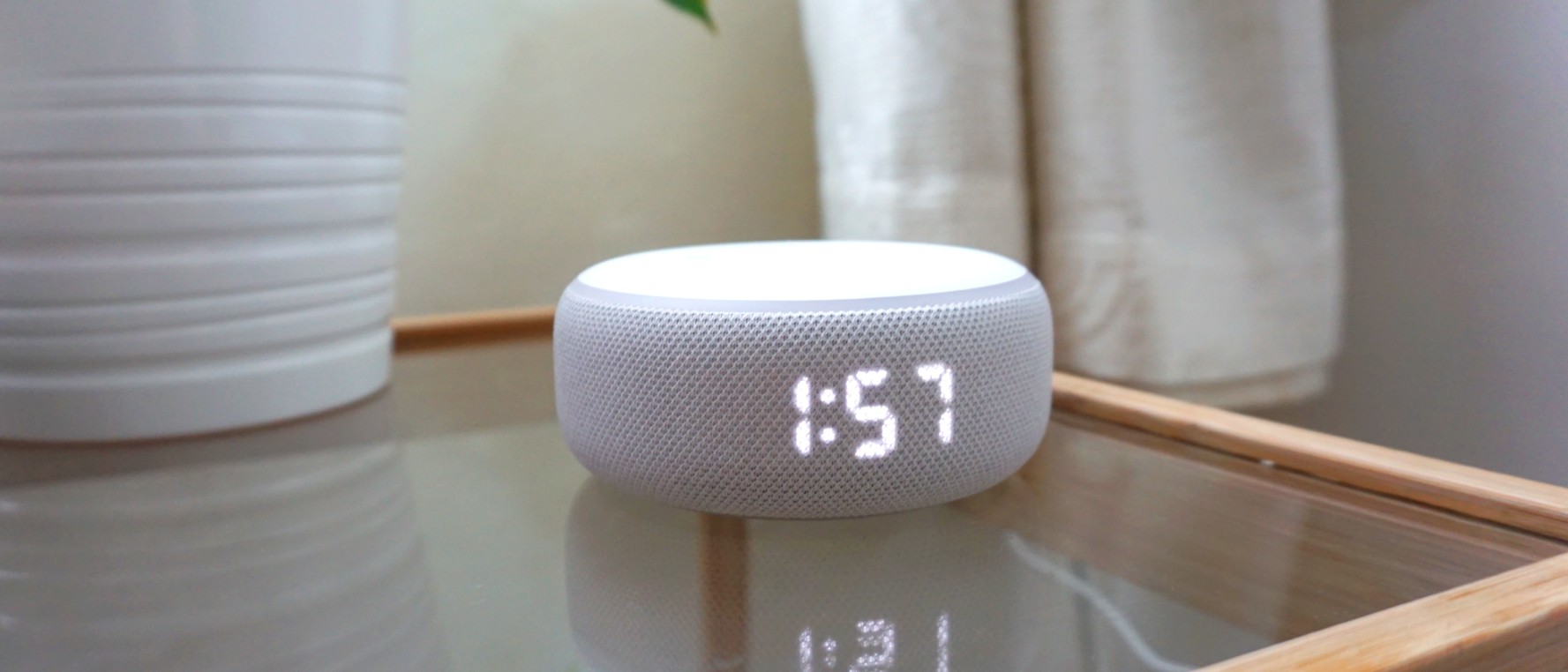 Amazon Echo Dot with Clock