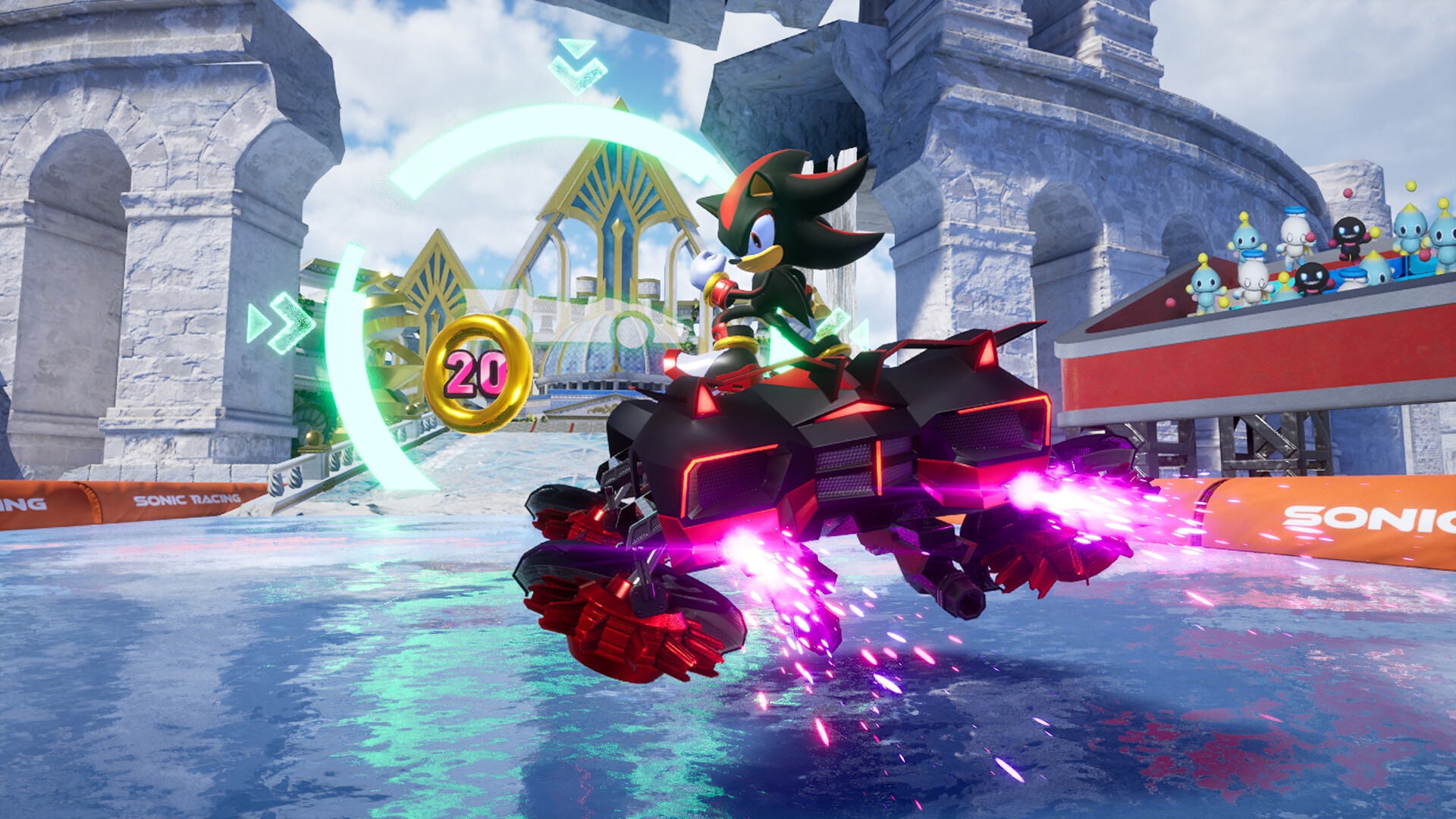 Sonic Racing CrossWorlds Shadow boat