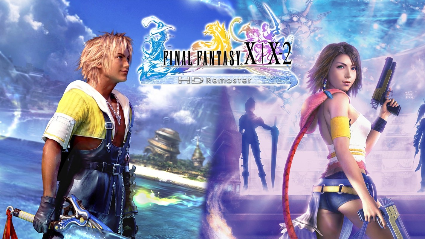 Banner art for Final Fantasy X and X2 on Switch 2.