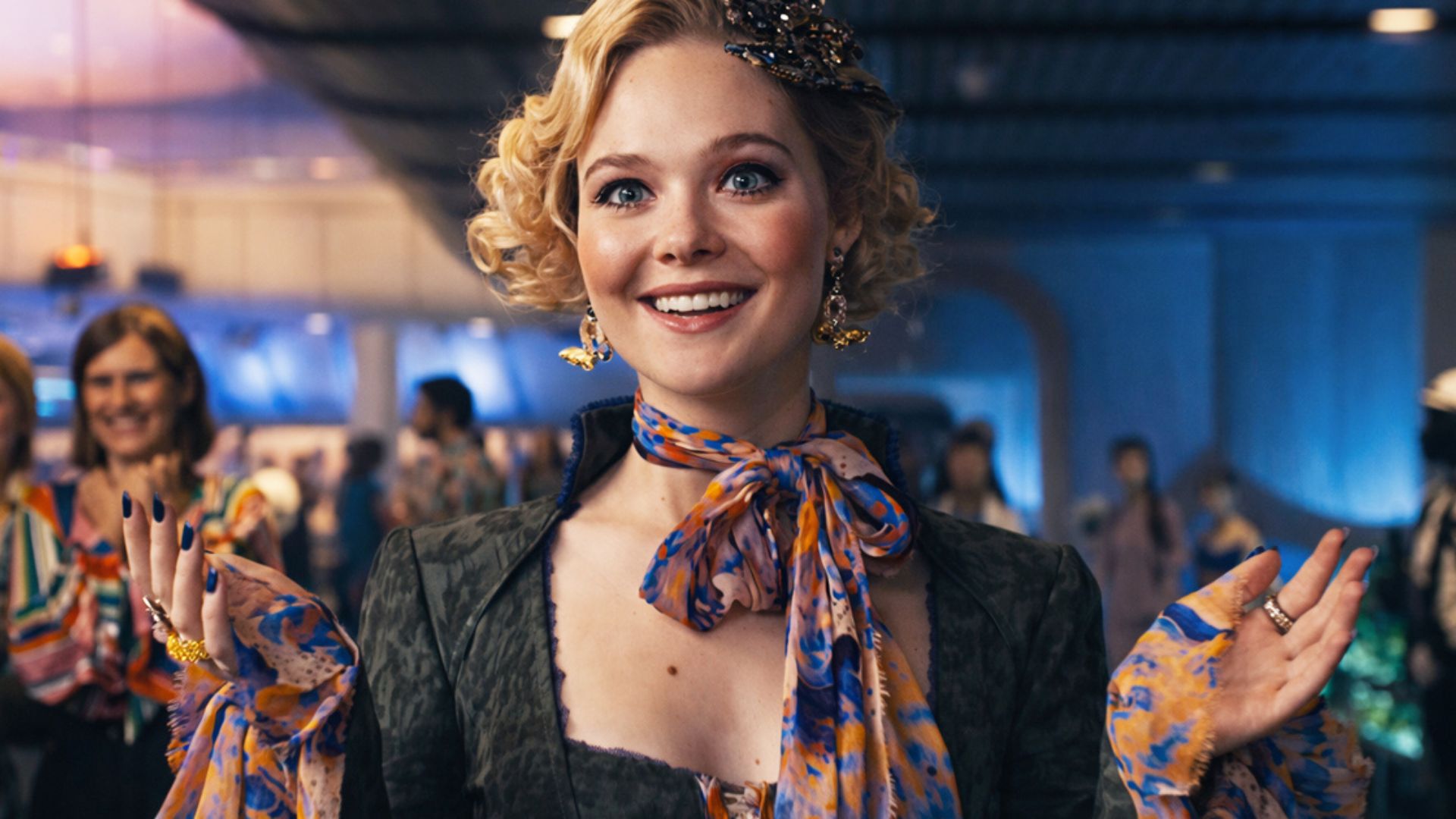 Effie looks at something offscreen