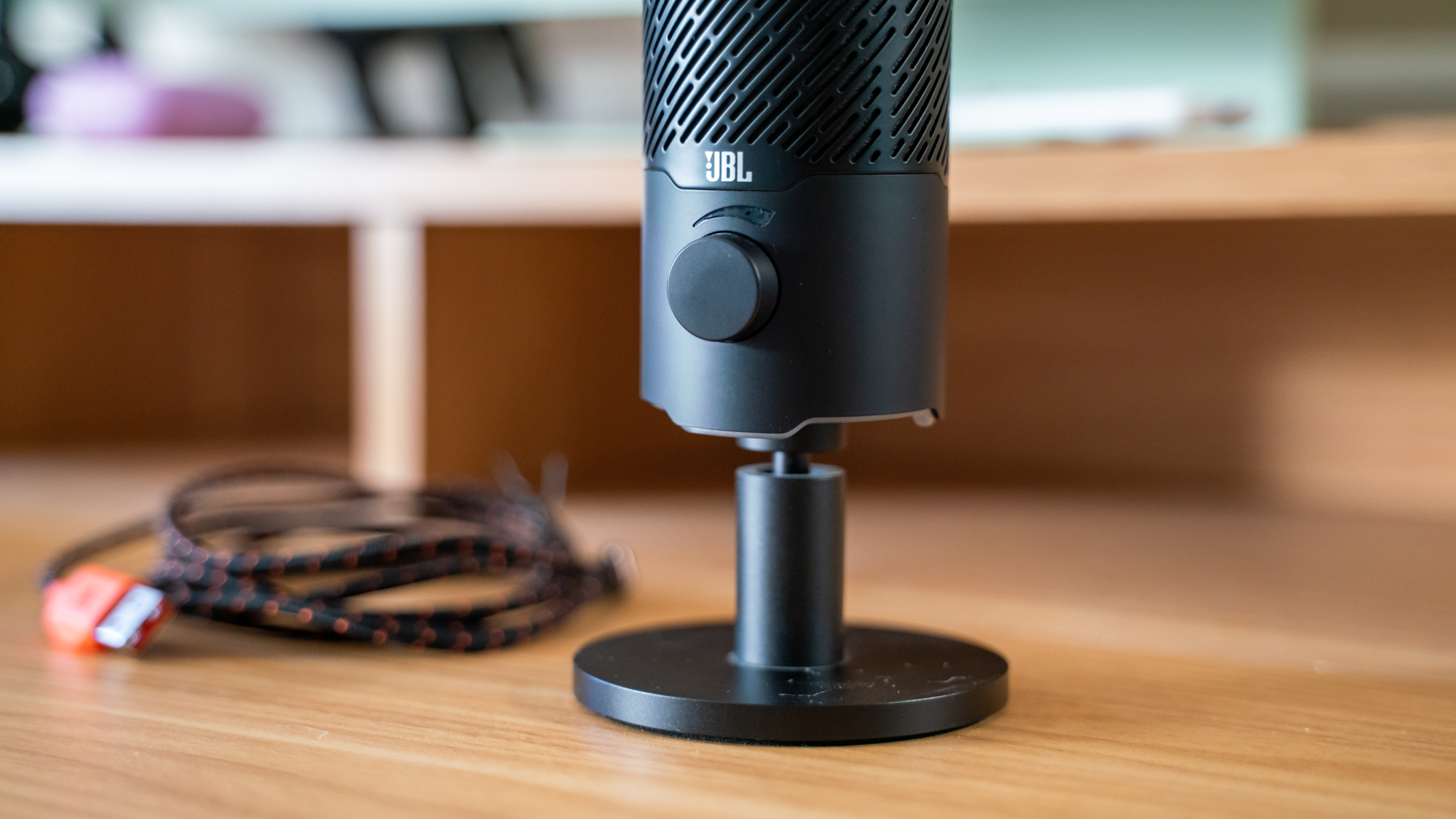 JBL Quantum Stream on a desk