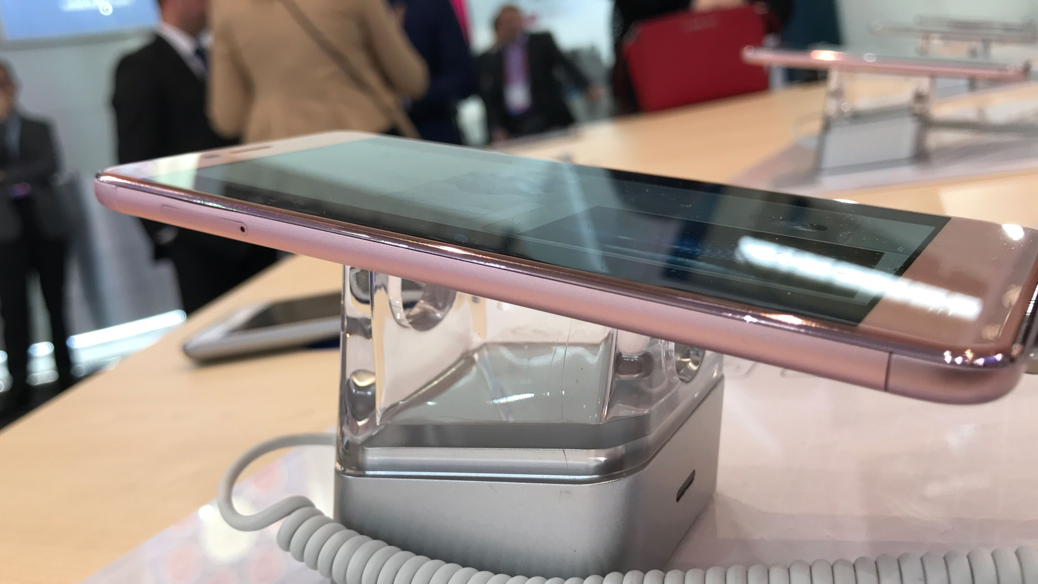 The rose gold version in all its, er, glory