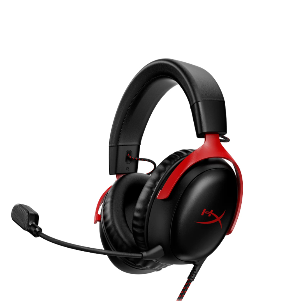 HyperX Cloud III gaming headset.