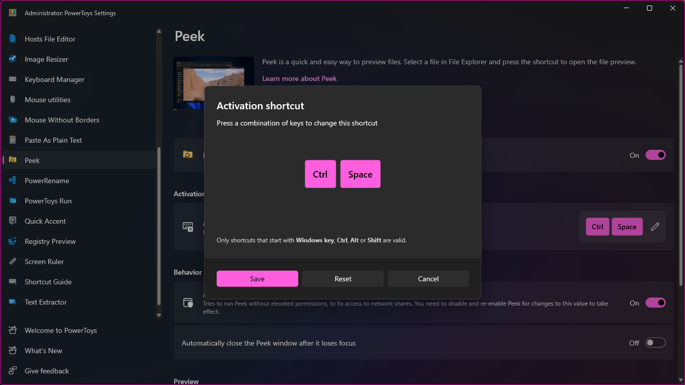 How to preview files without opening them