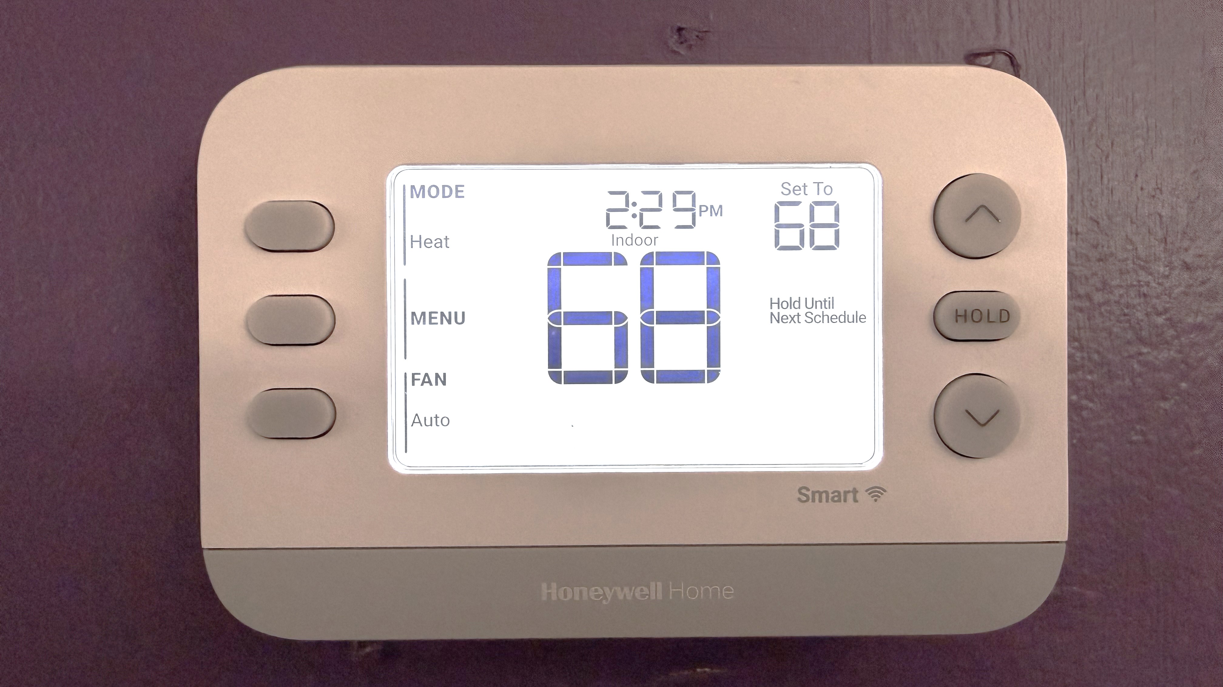 Honeywell Home X2S Smart Thermostat close up