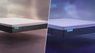 The Simba Hybrid Original mattress (left) and the SImba Hybrid Pro mattress (right)