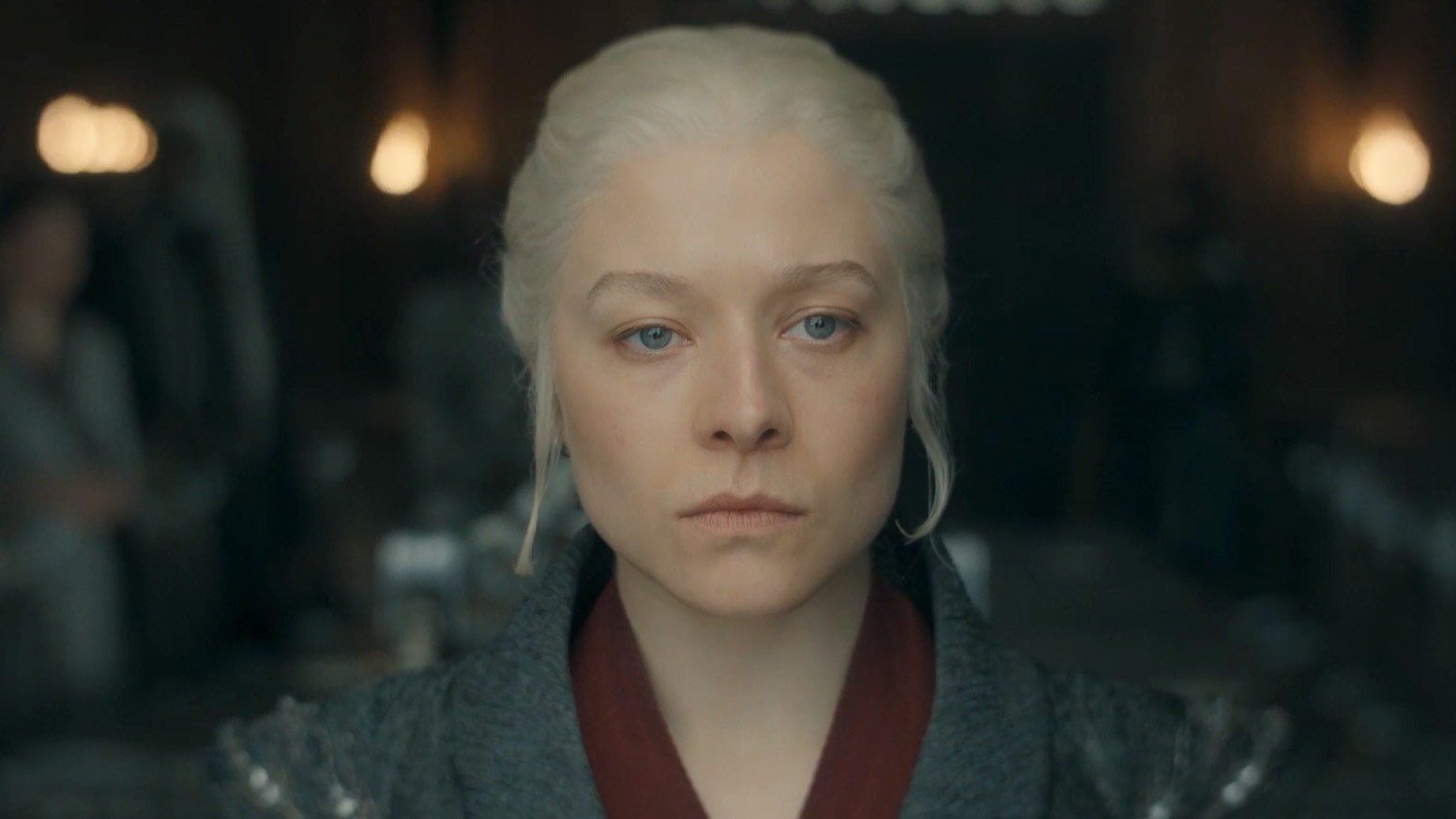 A stern-looking Rhaenyra Targaryen in House of the Dragon season 3 episode 3