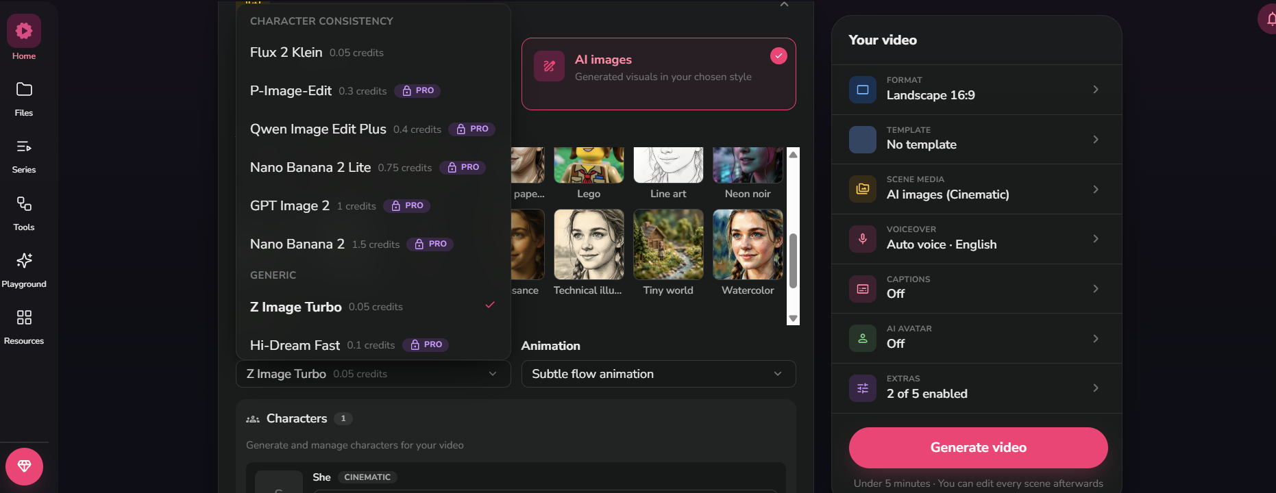Fliki hands-on testing