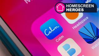 Calm app on phone