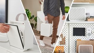 IKEA Uppatvind air purifier in a room