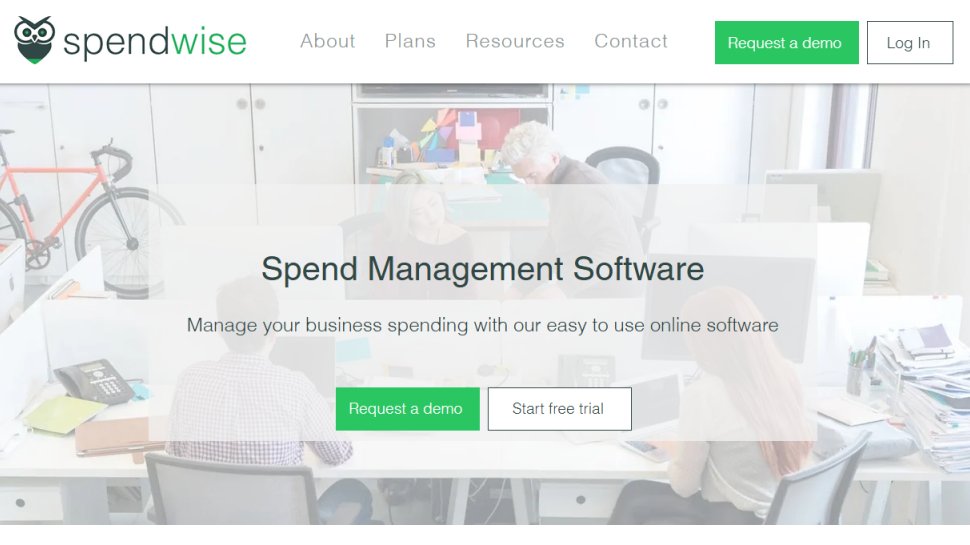 Spendwise website screenshot.