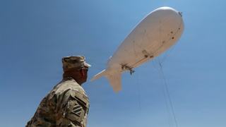 Persistent Surveillance System-Tethered (PSS-T) aerostat