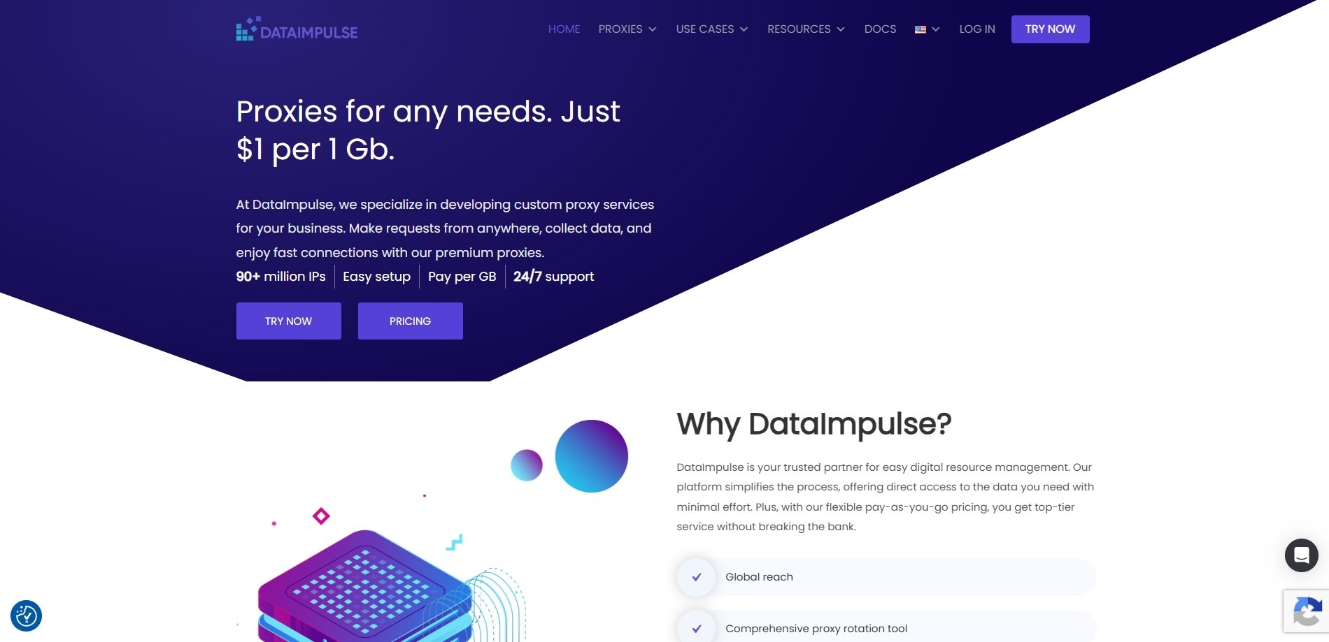DataImpulse website