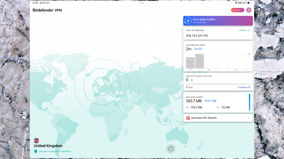 Bitdefender Mobile Security for iOS free VPN
