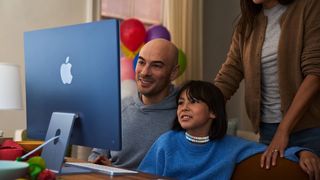 A person uses a Mac.