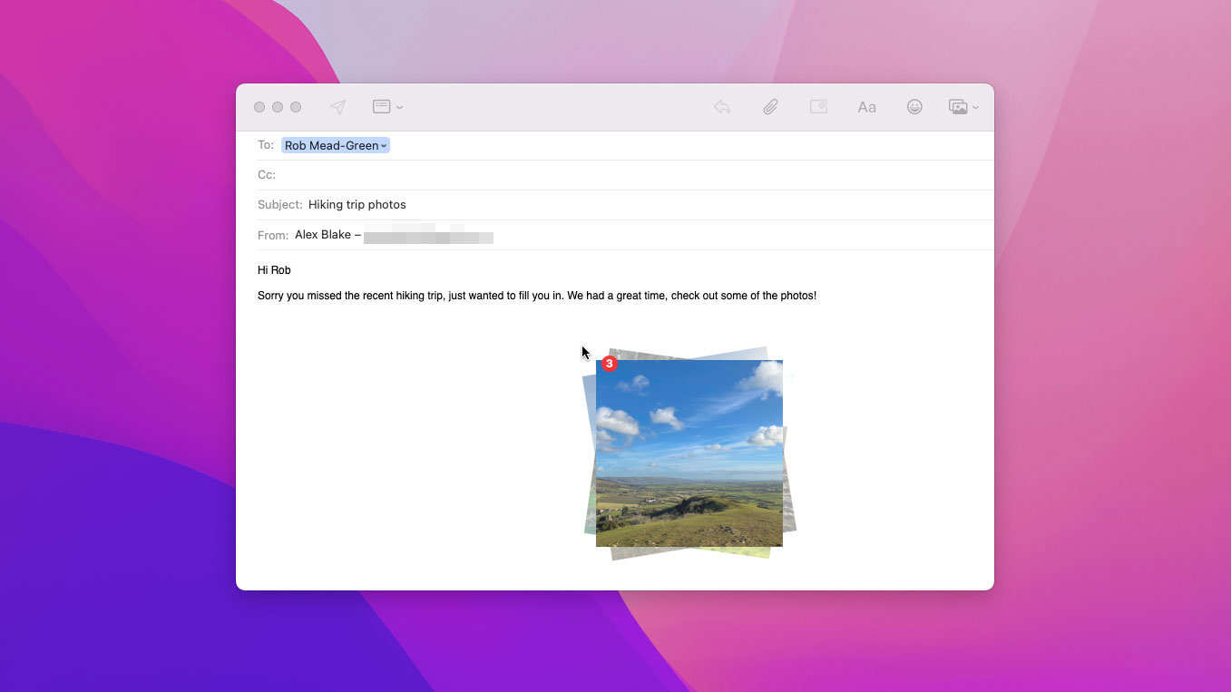 Screenshot of Universal Control feature in macOS