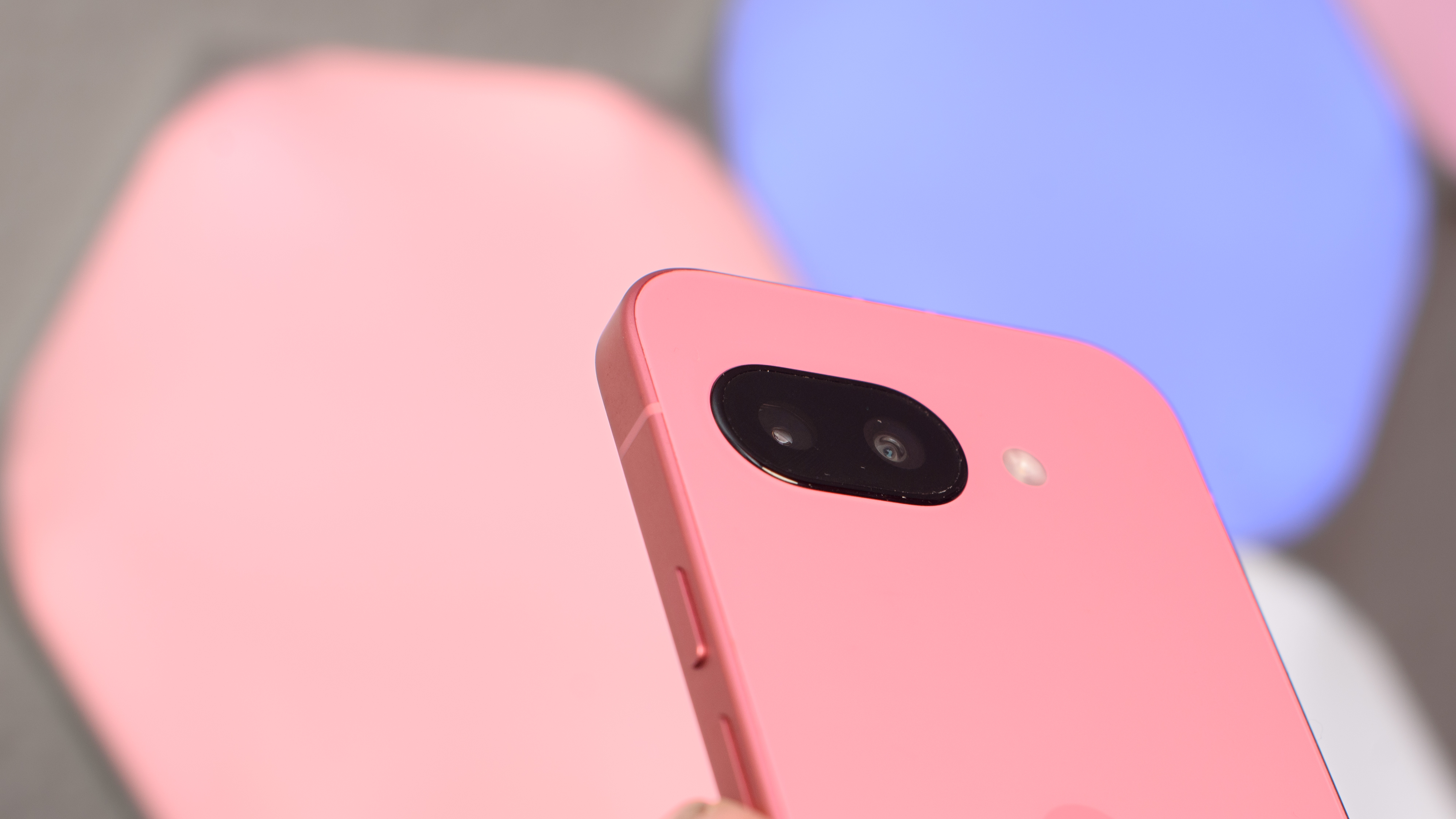 Google Pixel 9a in Peony pink
